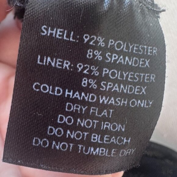 I.AM.GIA Gianna Mesh Long Sleeve Top Black Sheer Lace Trim - S - Picture 9 of 10